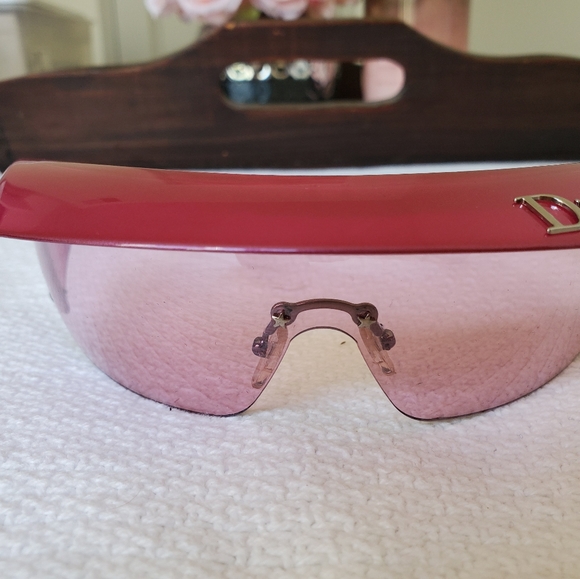 SOLD!! Vintage Christian Dior Pink Sunglasses NWOT - Picture 9 of 14